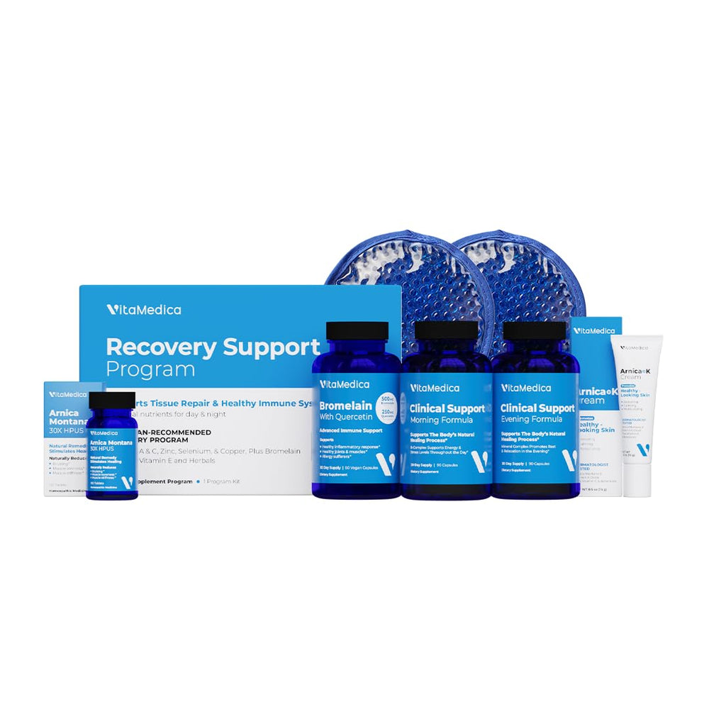 Vitamedica Ultimate Recovery Bundle packaging showcases the full post op kit for convenient recovery