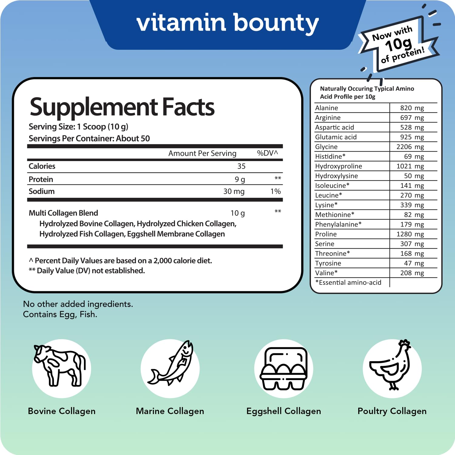 Vitamin Bounty collagen powder mixes easily to support joint comfort