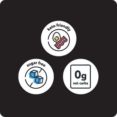 Vitamin Bounty GX7 bottle label highlights keto-friendly, sugar-free formula