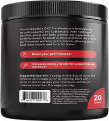 Vitamin Bounty GX7 flavor splash illustrates watermelon taste and energy support