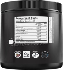 GX7 pre-workout scoop emphasizing precise dosing for consistent performance