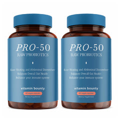 Vitamin Bounty Pro-50 bottle front showing brand and design for trust and quality
