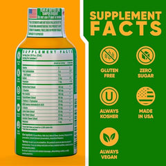 Vitamin Energy 8 Hour Sleep Shot mango bottle highlights melatonin and herbal relaxants