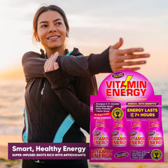 Vitamin Energy B12 Pink Berry keto-friendly energy shot.