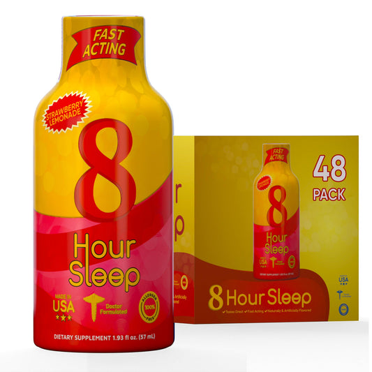 Vitamin Energy sleep shot bottle pour for nighttime relaxation