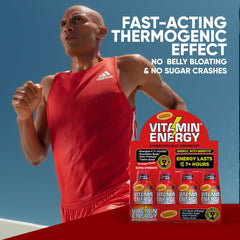 Vitamin Energy Burner+ 48-pack packaging demonstrates convenient energy on the go