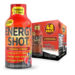 Vitamin Energy Fruit Punch energy shot bottle for on-the-go focus