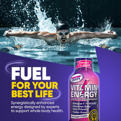 Vitamin Energy ImmunePlus gluten-free label highlights lifestyle compatibility.