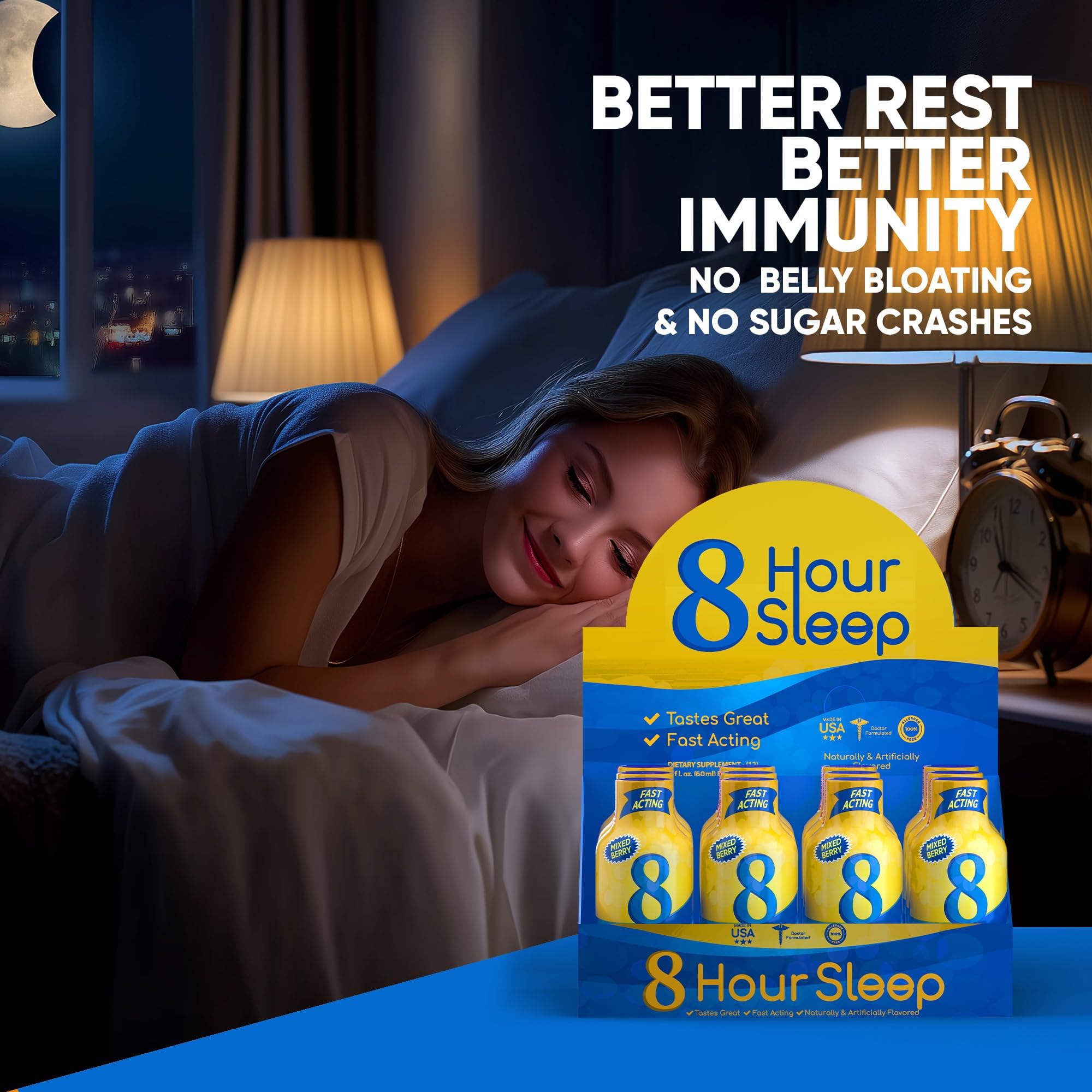 Vitamin Energy ingredient list highlights melatonin and calming botanicals.