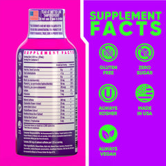 Vitamin Energy Mood+ shot is being poured into a glass for refreshment