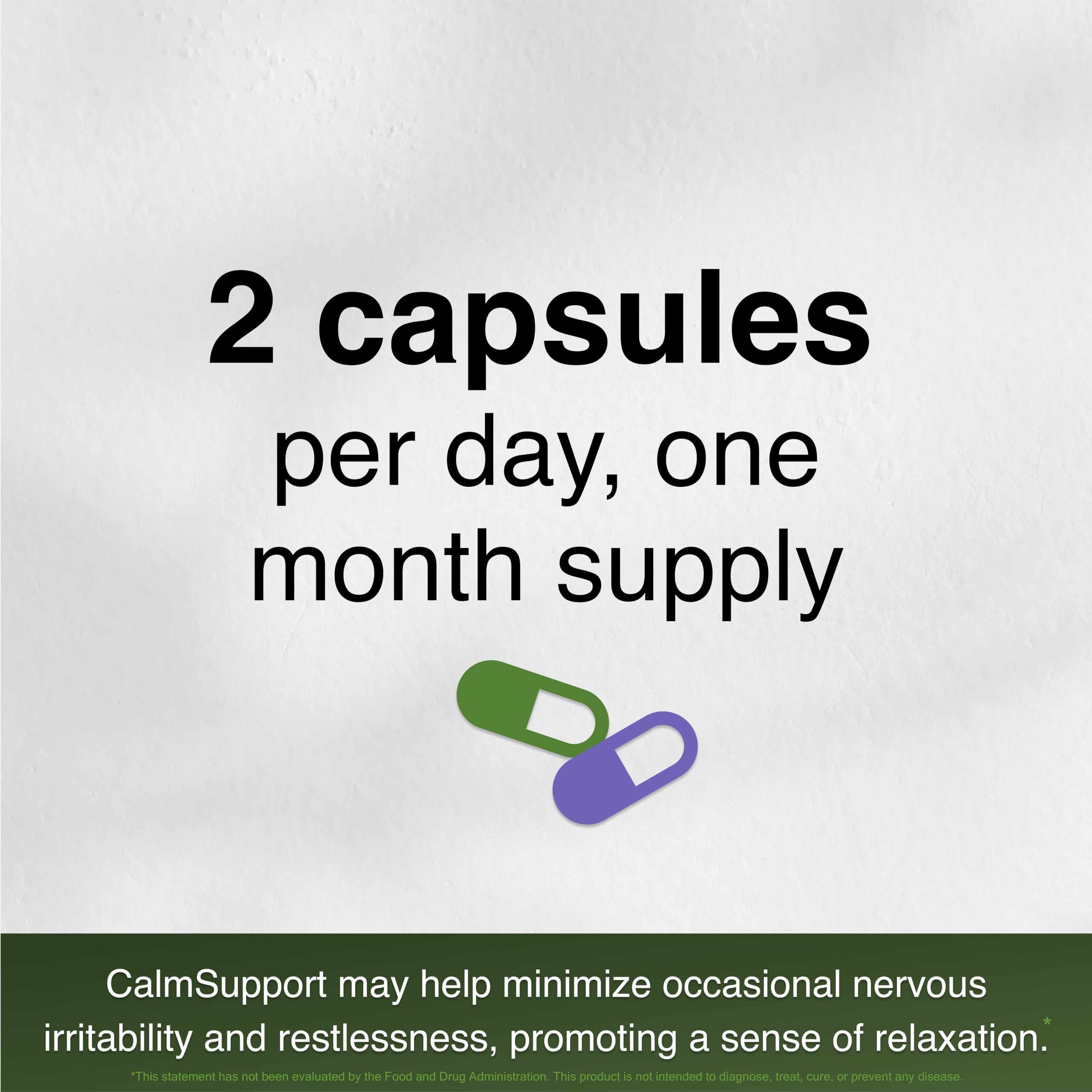 Vitamin Support CalmSupport bottle with Valerian Root for restful evenings.