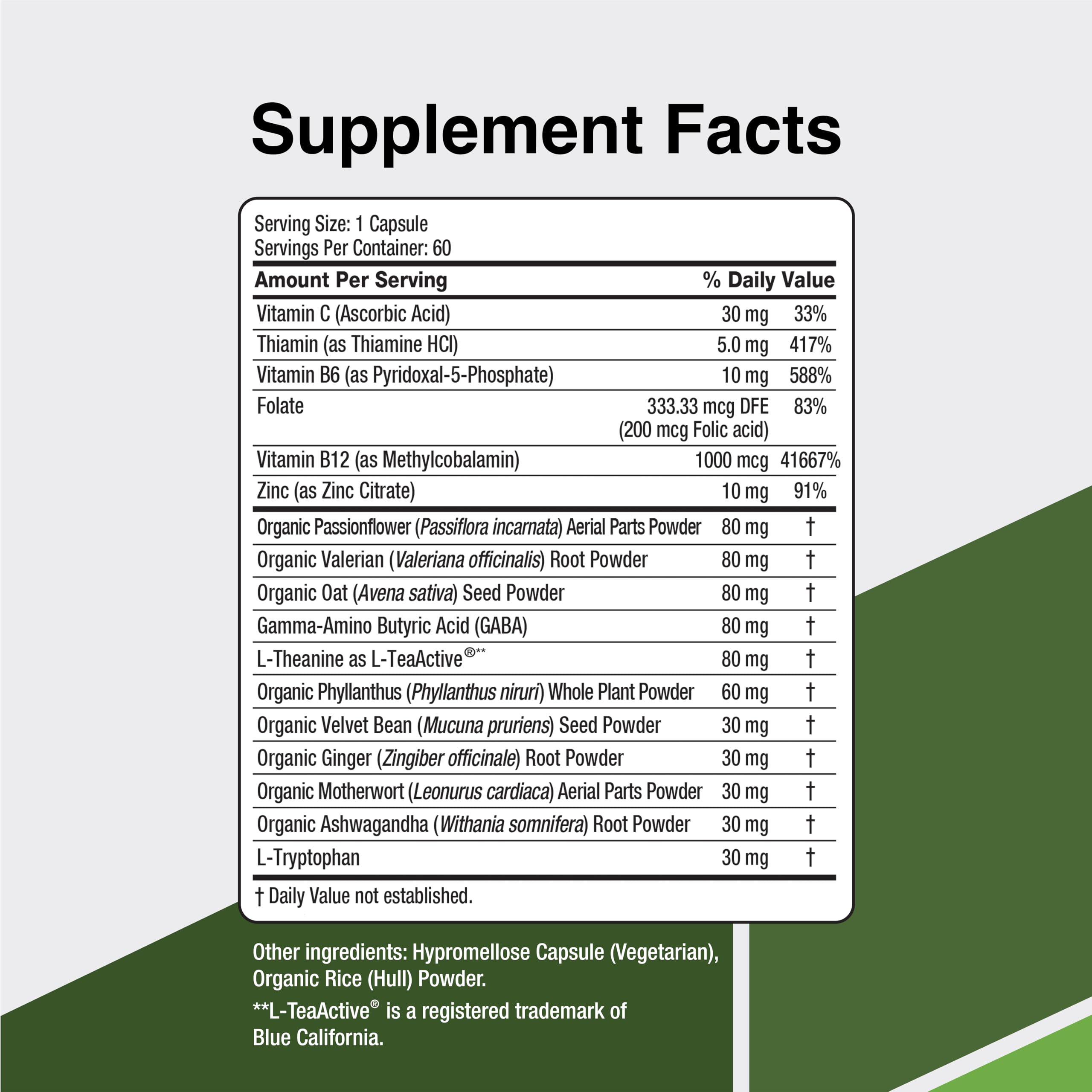 Vitamin Support CalmSupport bottle with Zinc for everyday immune-friendly wellness.