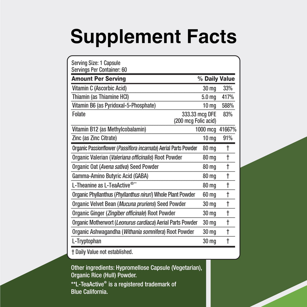 Vitamin Support CalmSupport bottle with Zinc for everyday immune-friendly wellness.