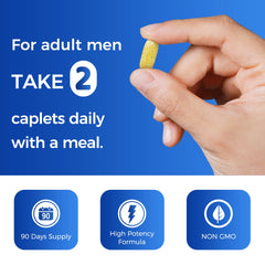 Lifestyle scene of a man incorporating Vitamin World Ultra 360 Men 50+ daily routine.