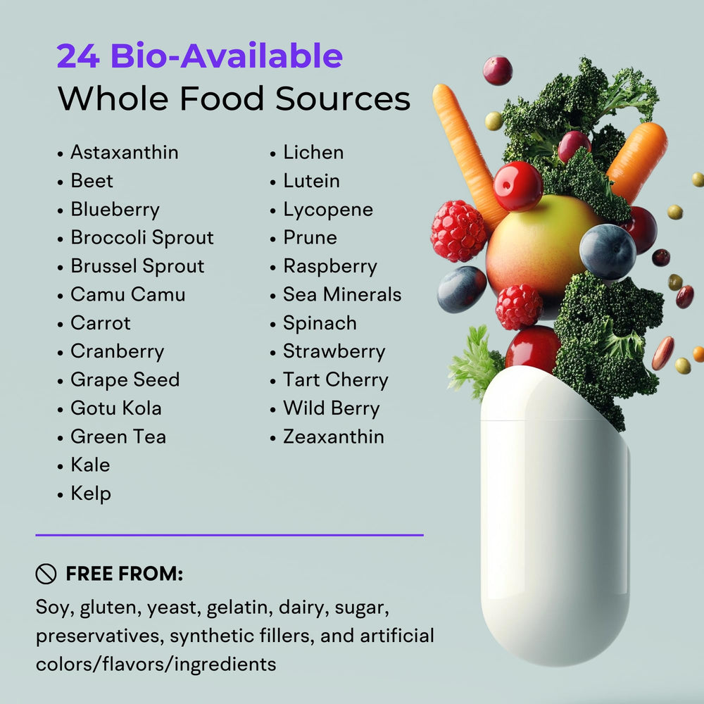 VitaminIQ red algae calcium source visual suggests natural bone support minerals