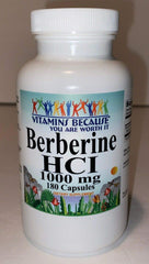 Vitamins Because berberine bottle front showing high potency for daily wellness.