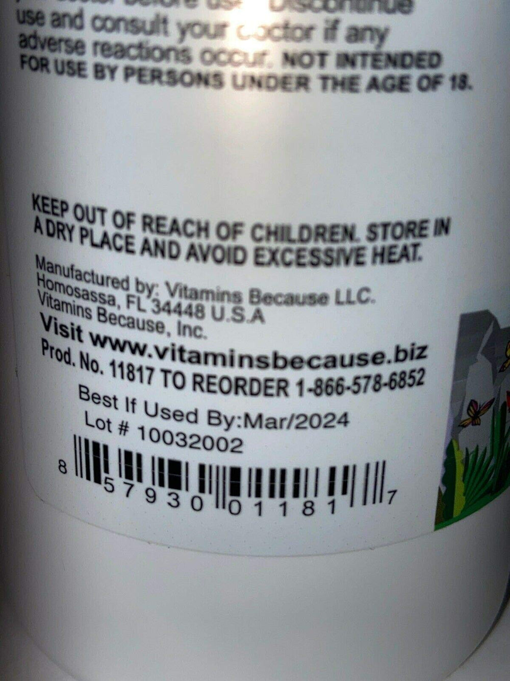 Vitamins Because berberine bottle held in hand for portable use.