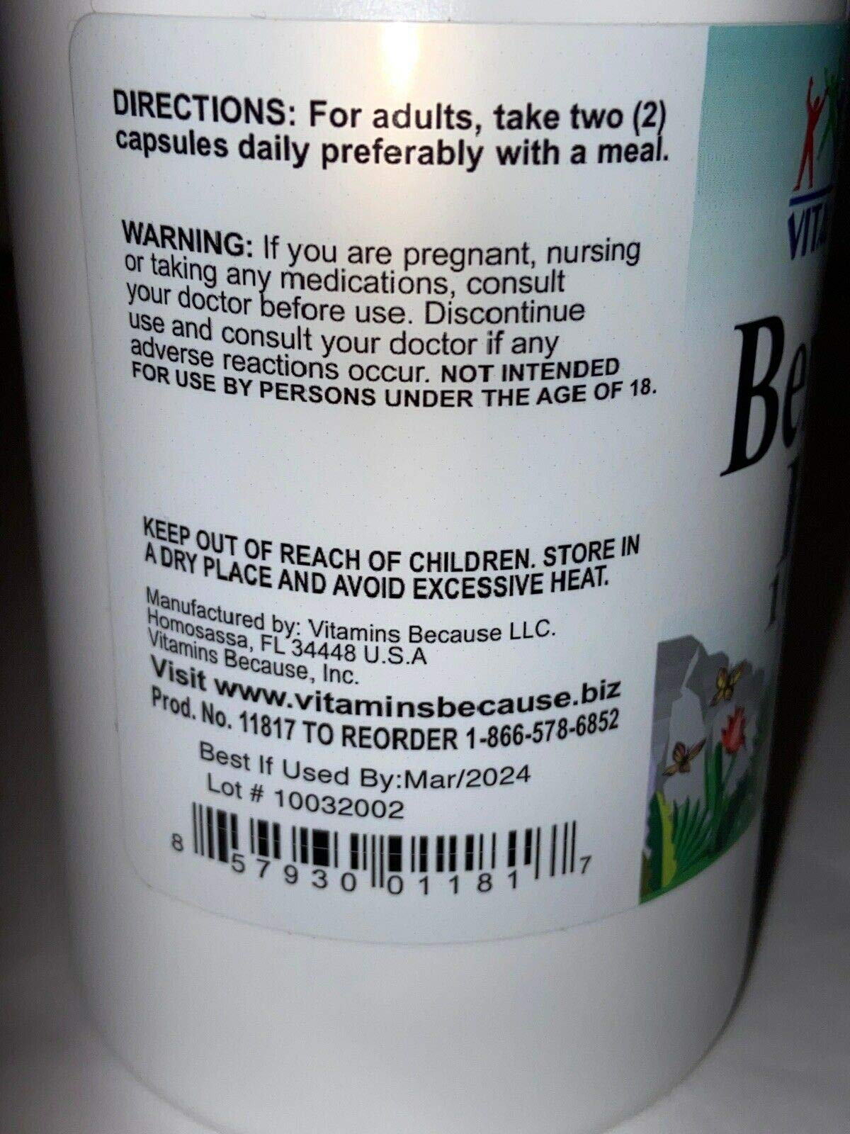Vitamins Because berberine bottle on kitchen shelf for routine.