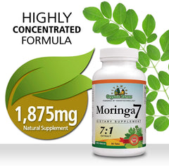 Vitamins Organic Farms Moringa7 take with water for a simple daily routine