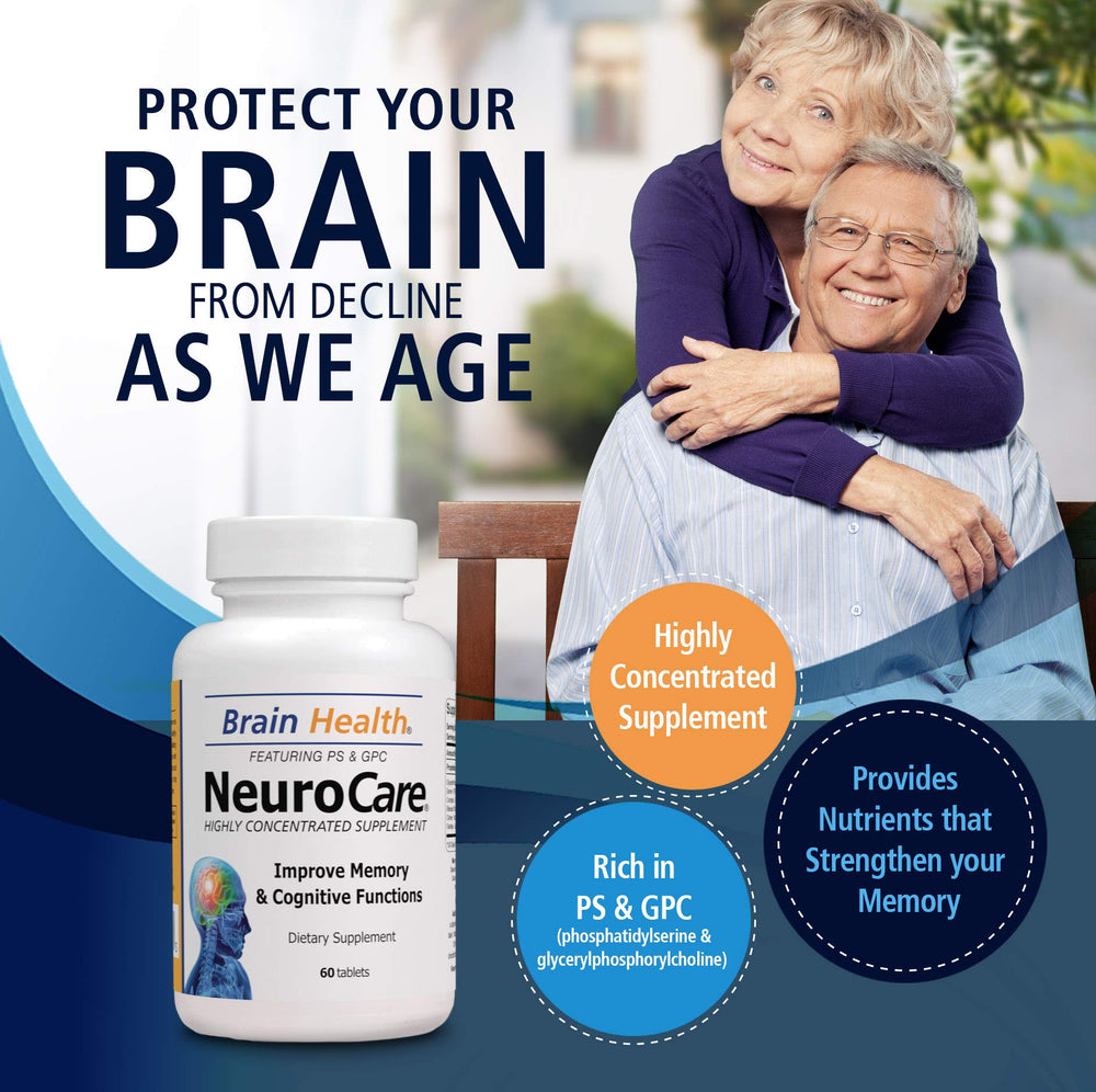 Neuro Care packaging box from Vitamins Organic Farms highlighting daily natural nourishment.