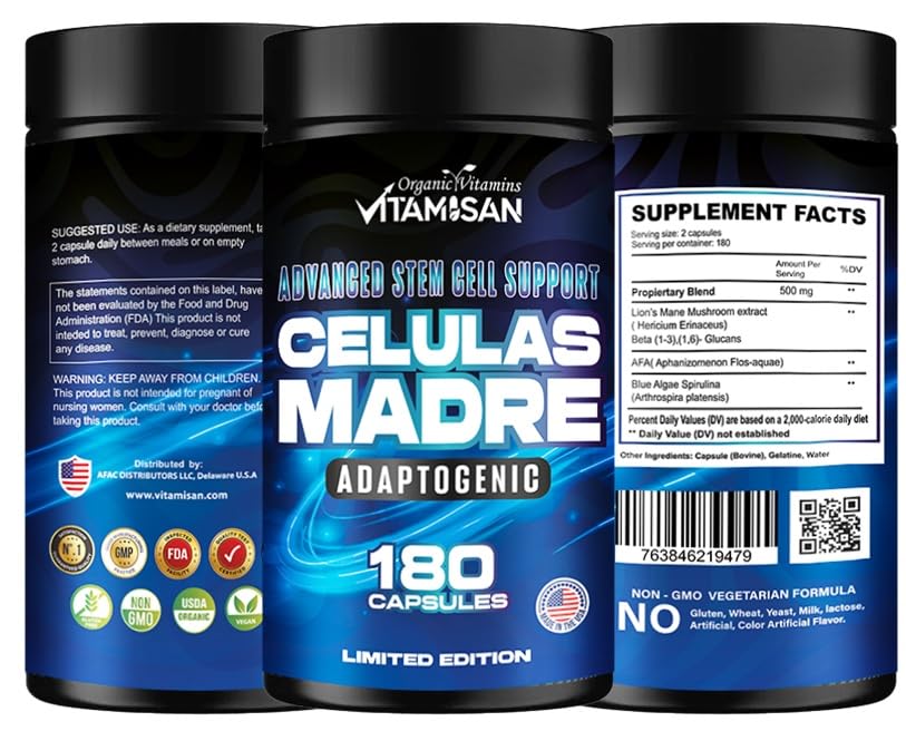 VITAMISAN brain-focus capsules image emphasizes clarity and focus for daily tasks.