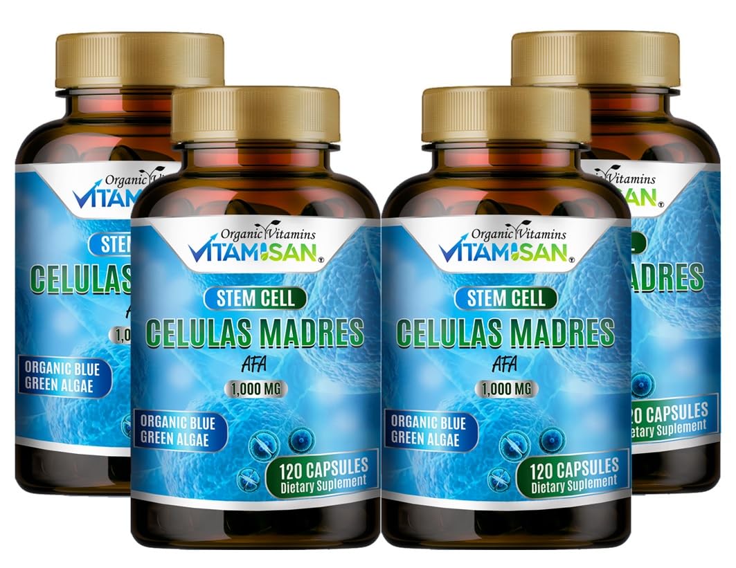 VITAMISAN Stem Cell Plus four-bottle packaging for daily use