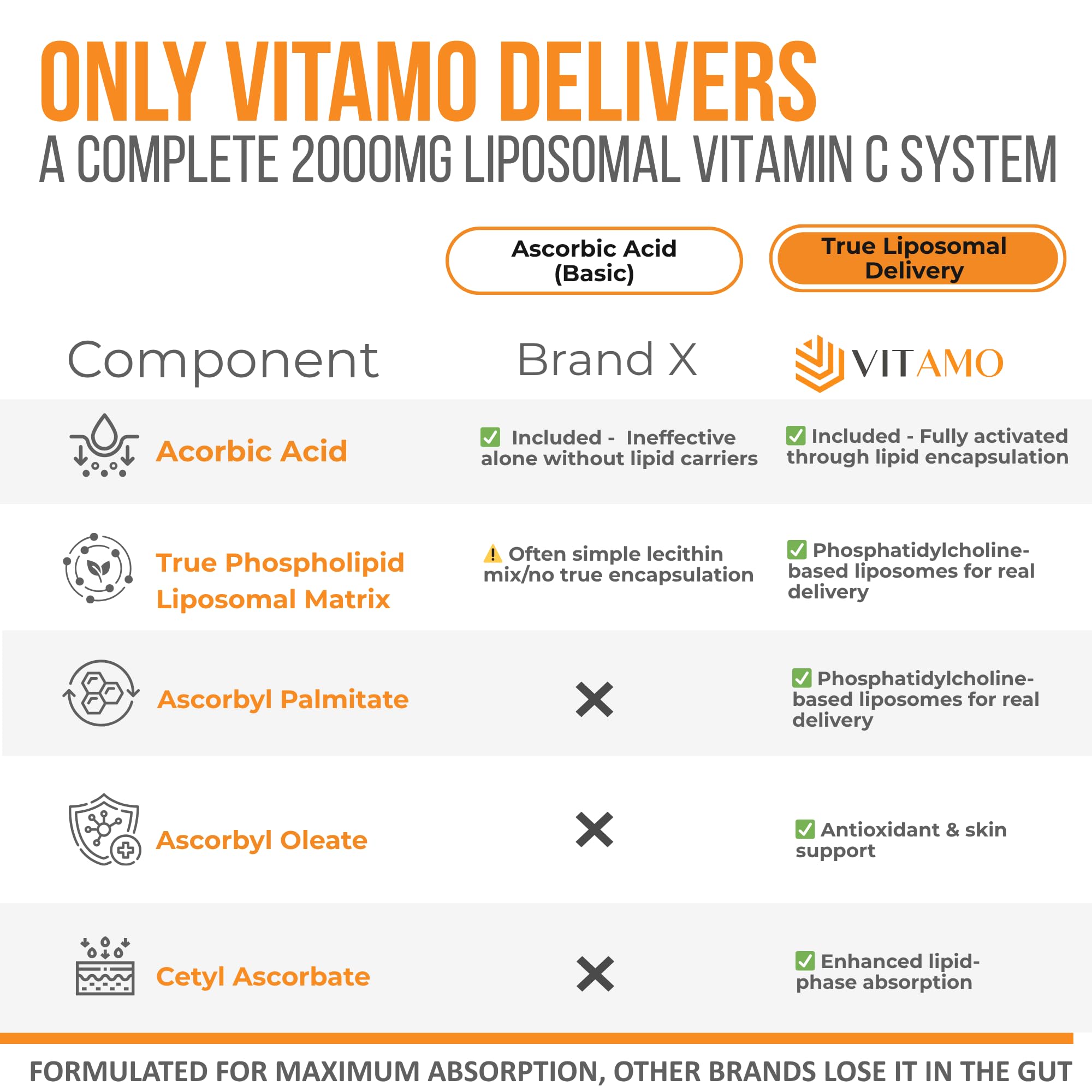 Vitamo label detail emphasizing high potency and non-GMO formula