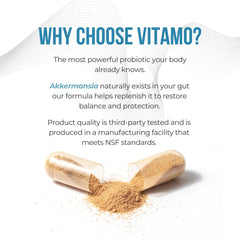 Vitamo pomegranate extract visual underscoring polyphenol boost.