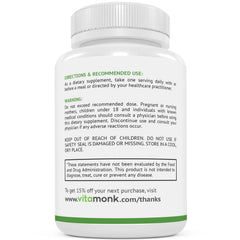 VitaMonk capsule texture macro emphasizing natural composition