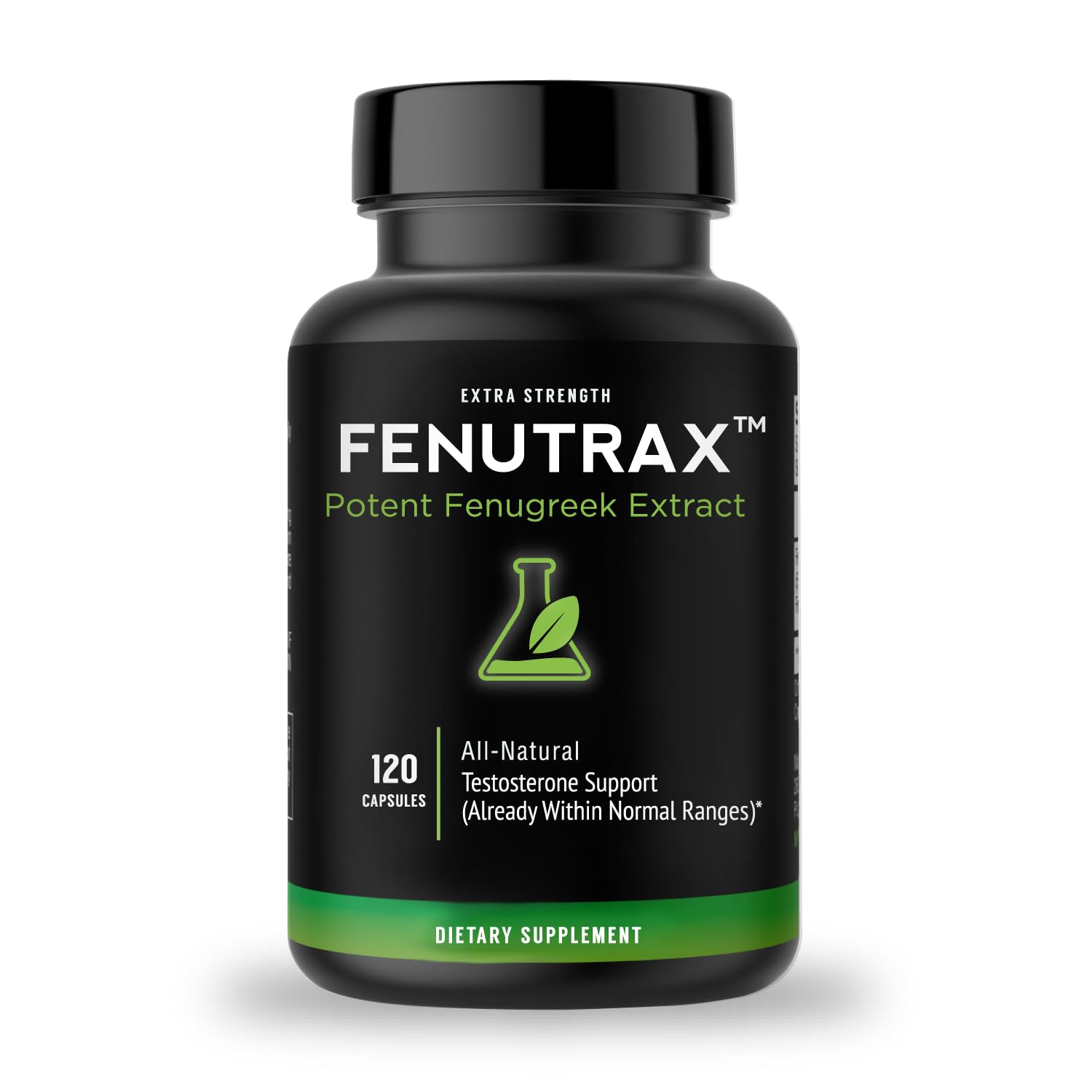 VitaMonk FenuTrax bottle with capsules for daily vitality support.