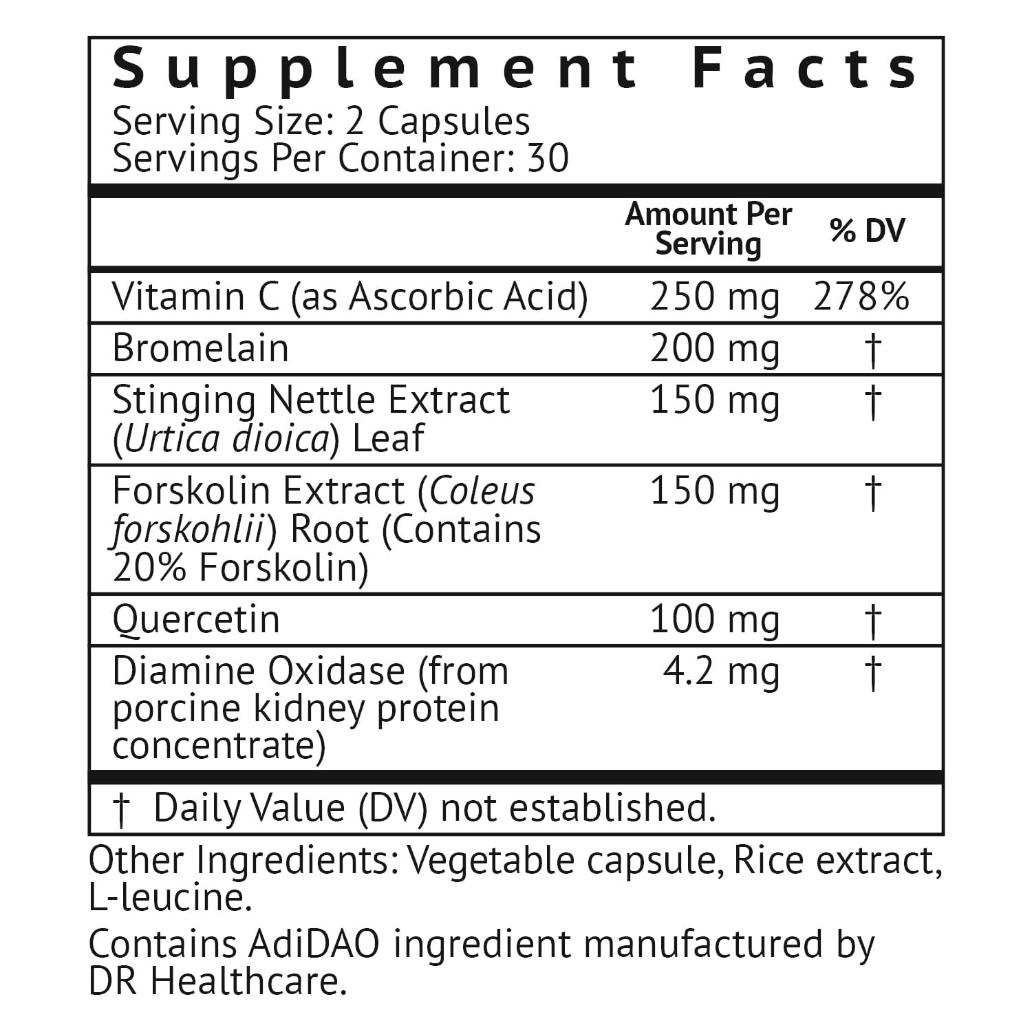 VitaMonk HistaResist capsules closeup highlighting easy-to-take form
