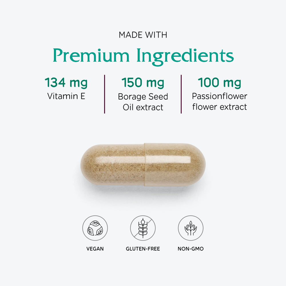 Vitanica Women's Phase I ingredient list image detailing magnesium, B6, calcium