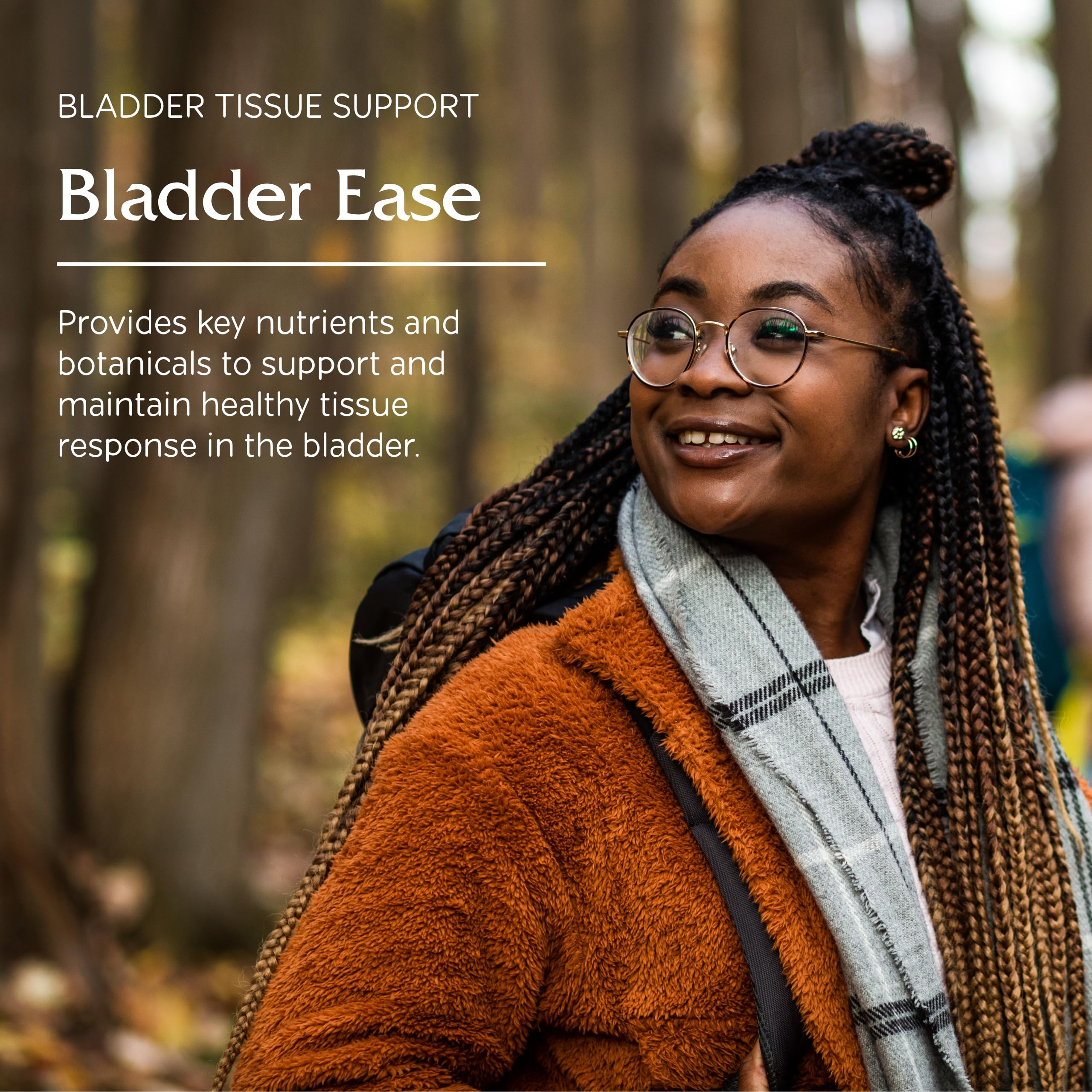 Vitanica Bladder Ease capsules prepared for daily use.