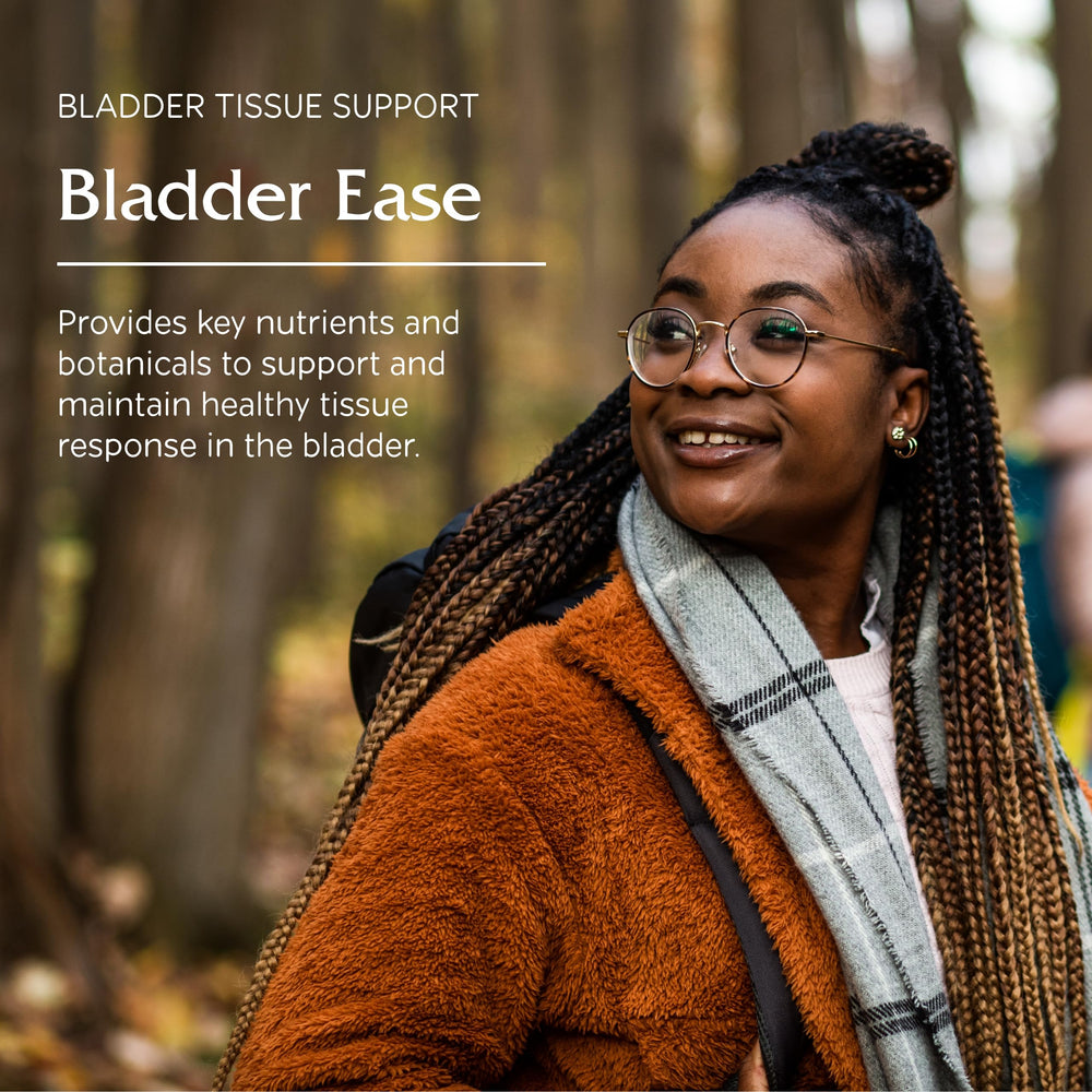 Vitanica Bladder Ease capsules prepared for daily use.