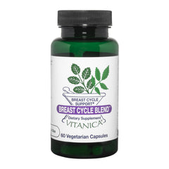 Vitanica Breast Cycle Blend bottle shown for daily cycle support