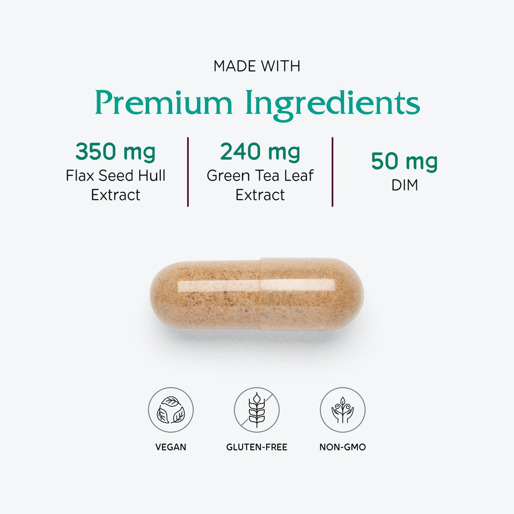 Vitanica BreastBlend label close-up emphasizing natural formulation