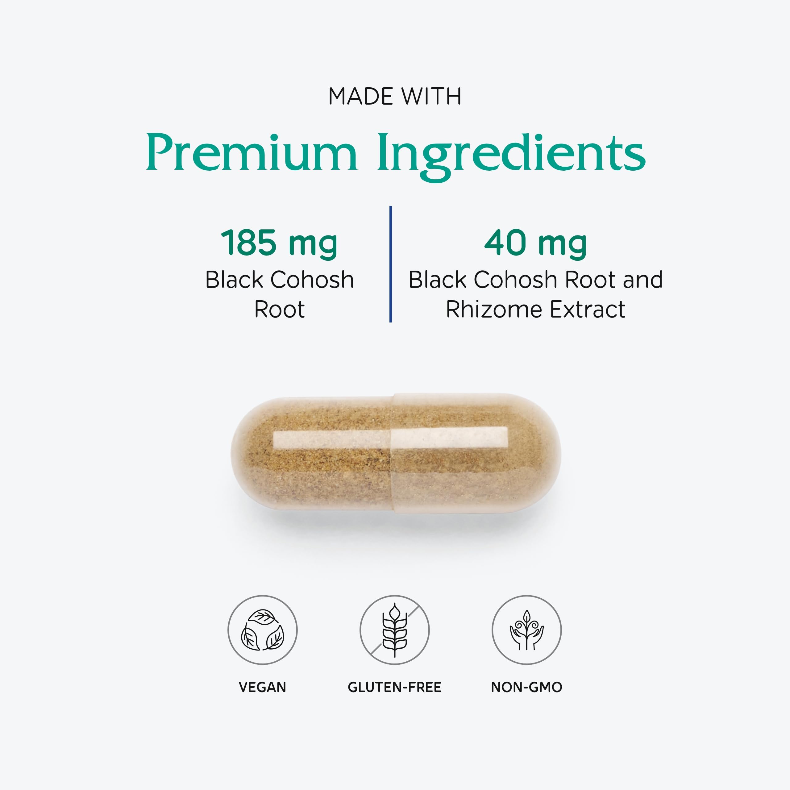 Close‑up of a Vitanica capsule inside view for easy daily intake.