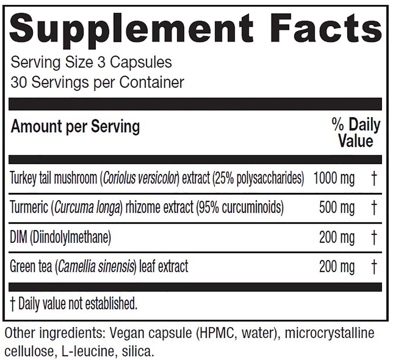 Vitanica CCDG Blend green tea polyphenols capsules for antioxidant support