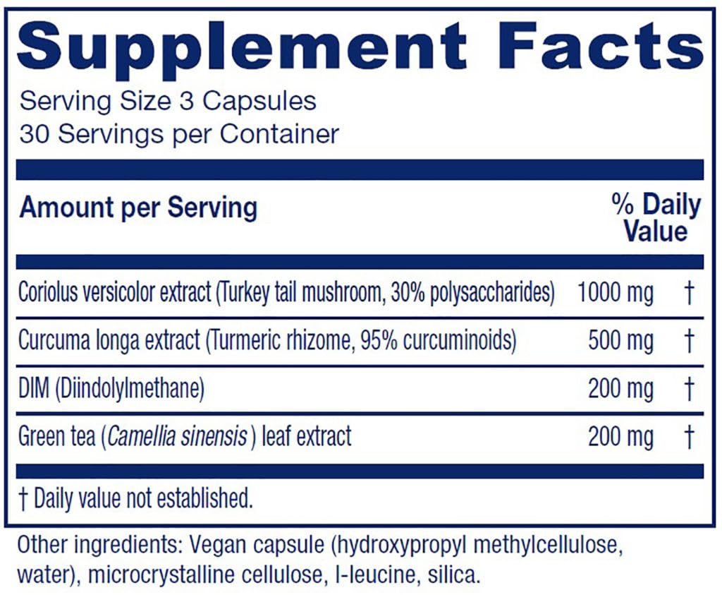 Vitanica CCDG Blend label closeup with product details and ingredients