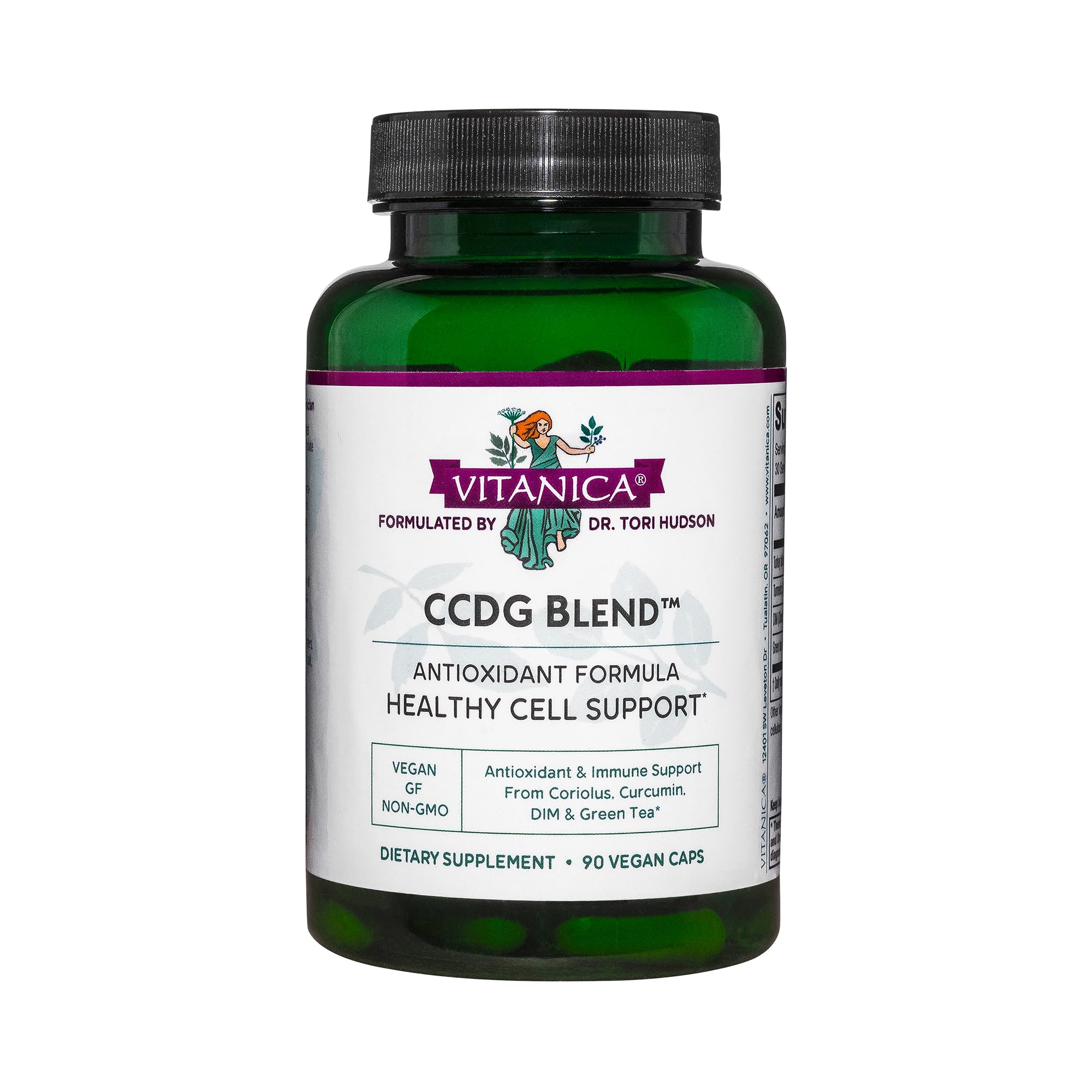 Vitanica CCDG Blend turkey tail mushroom capsules for immune-support potential