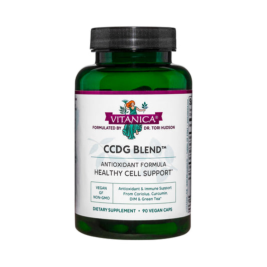 Vitanica CCDG Blend turkey tail mushroom capsules for immune-support potential