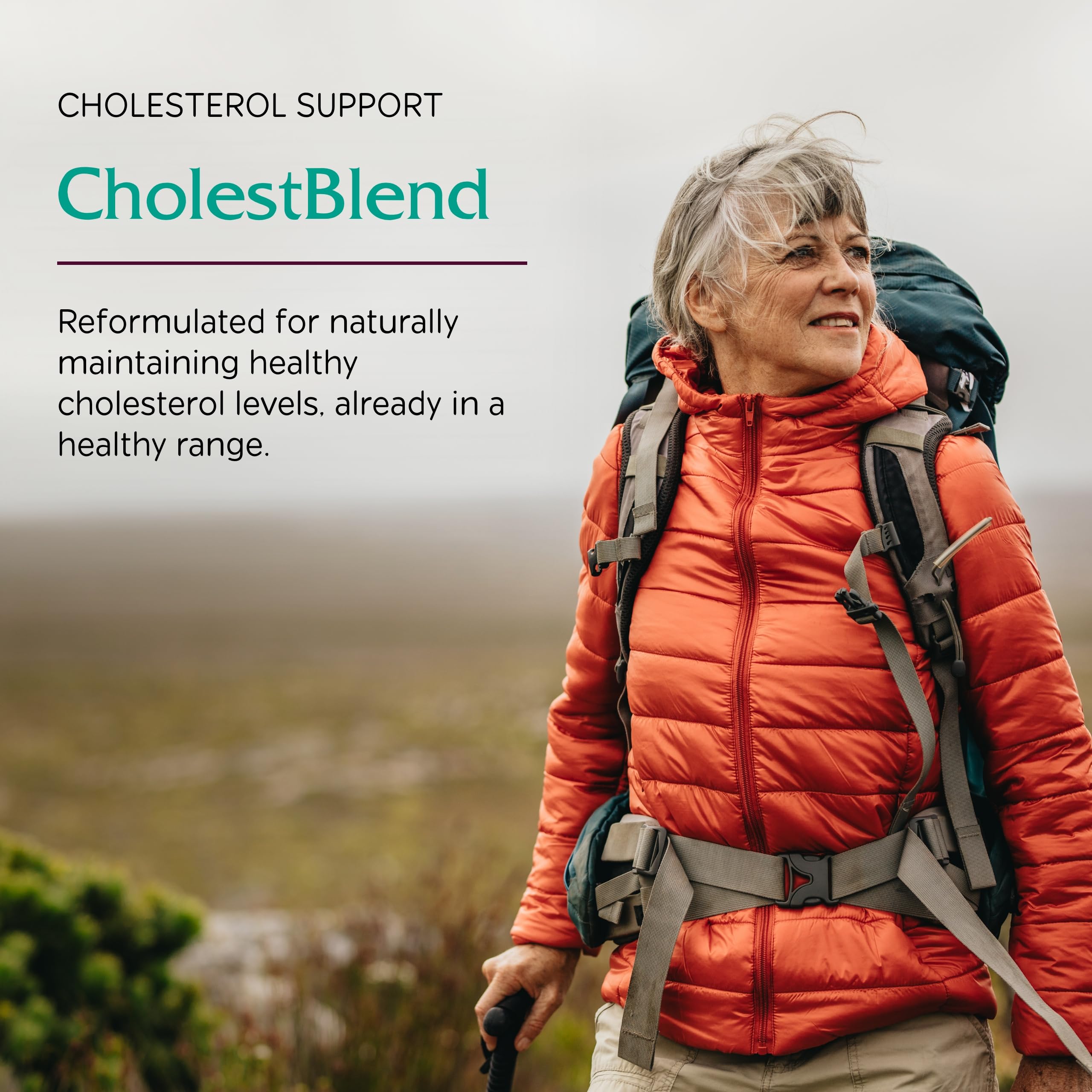 Vitanica CholestBlend bergamot fruit highlight supports healthy lipids.