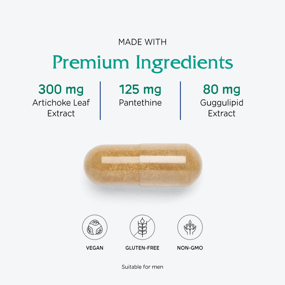 Vitanica CholestBlend red yeast rice panel showing plant-based option.