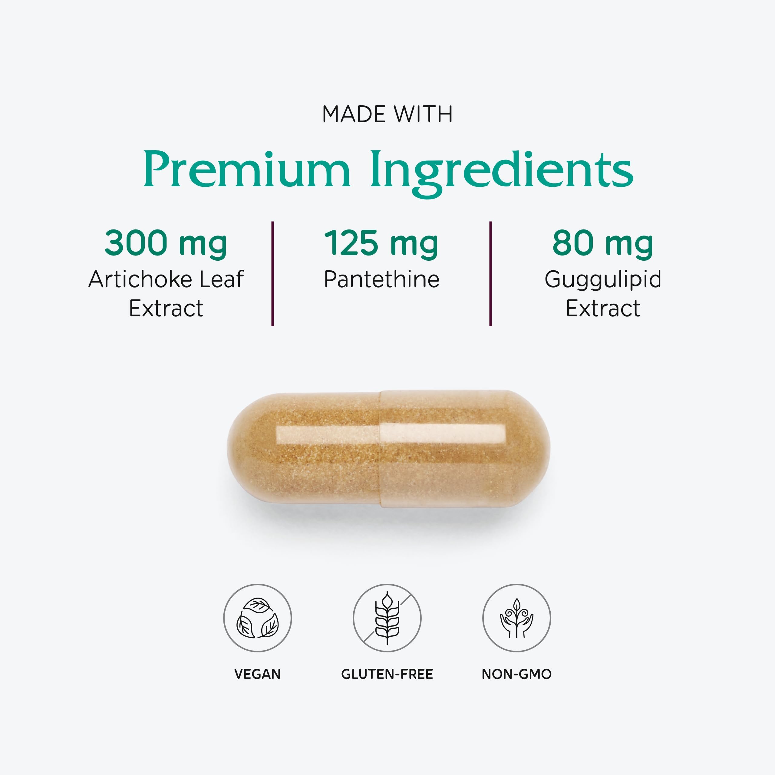 Vitanica CholestBlend vegan capsules for plant-based supplementation.