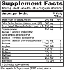 Vitanica Colon Motility Blend capsules closeup for daily use.