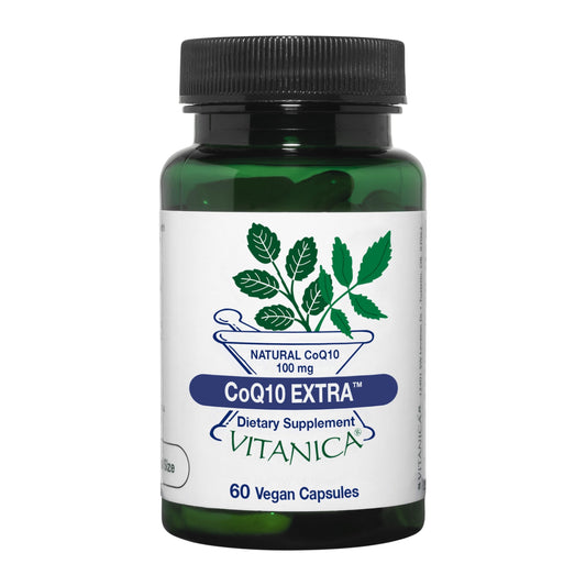 Vitanica CoQ10 Extra bottle with capsules for general wellness support