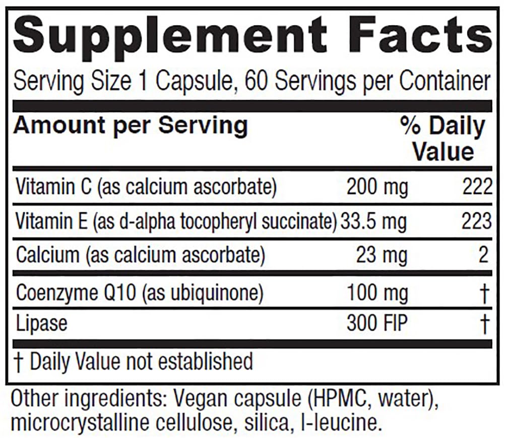 Vitanica CoQ10 Extra capsules closeup for easy-to-swallow vegan supplement.