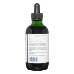 Closeup of Vitanica Daily Calm Tonic label highlighting ingredients