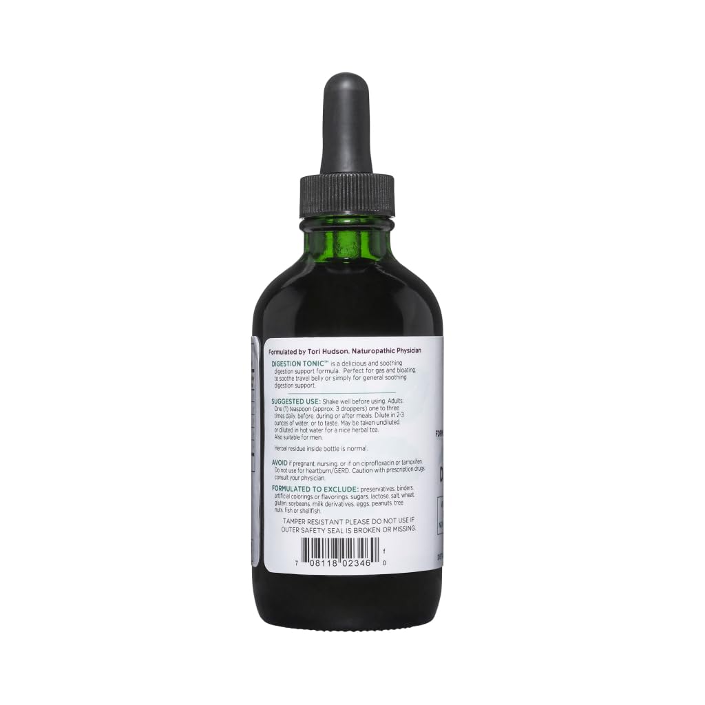 Vitanica Digestion Tonic peppermint-oil-leaf close-up emphasizes calming peppermint for gut comfort.
