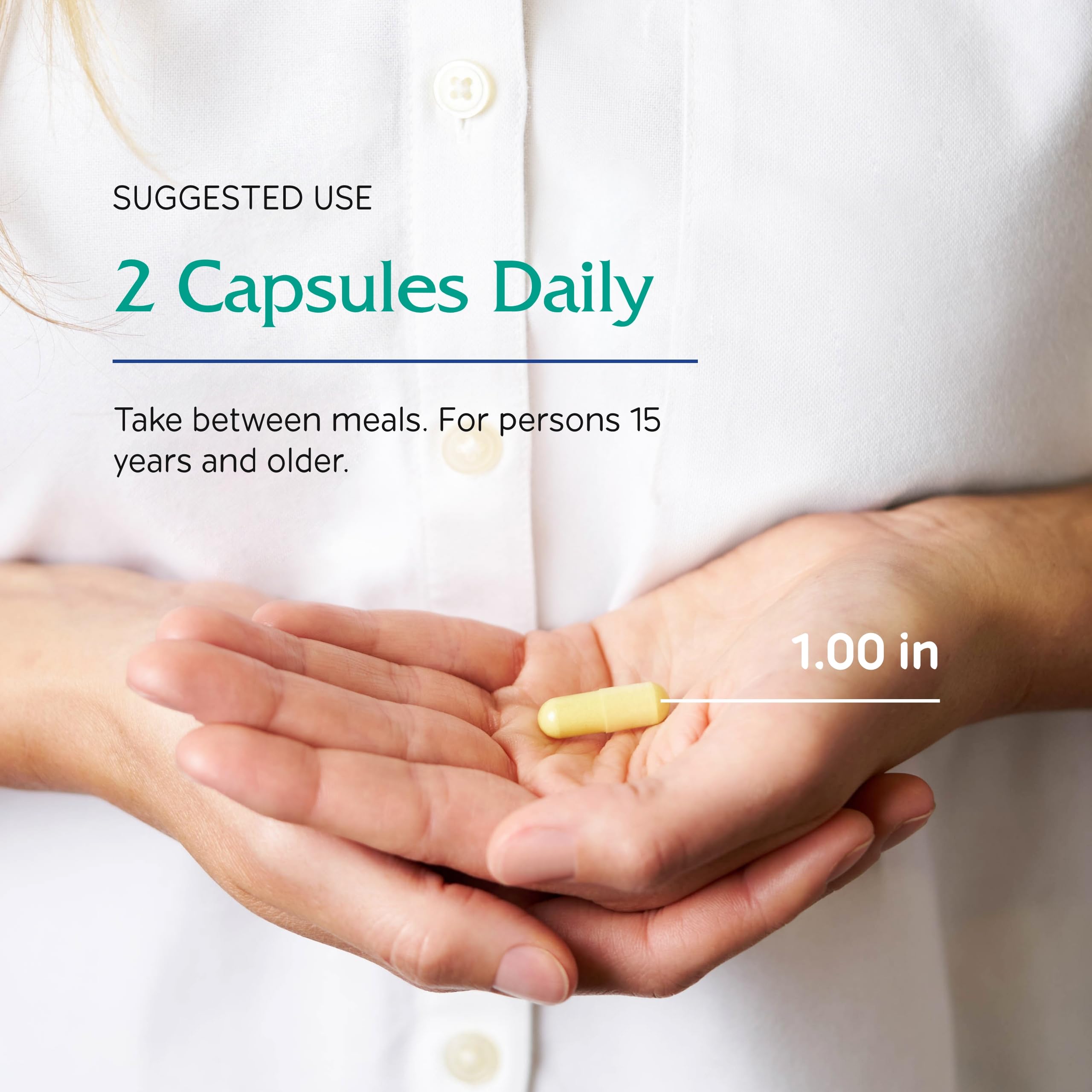 Vitanica Dopamine Assist daily ritual layout, capsules arranged for easy daytime use.